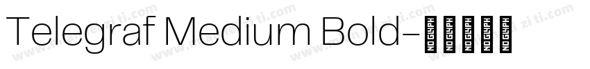 Telegraf Medium Bold字体转换